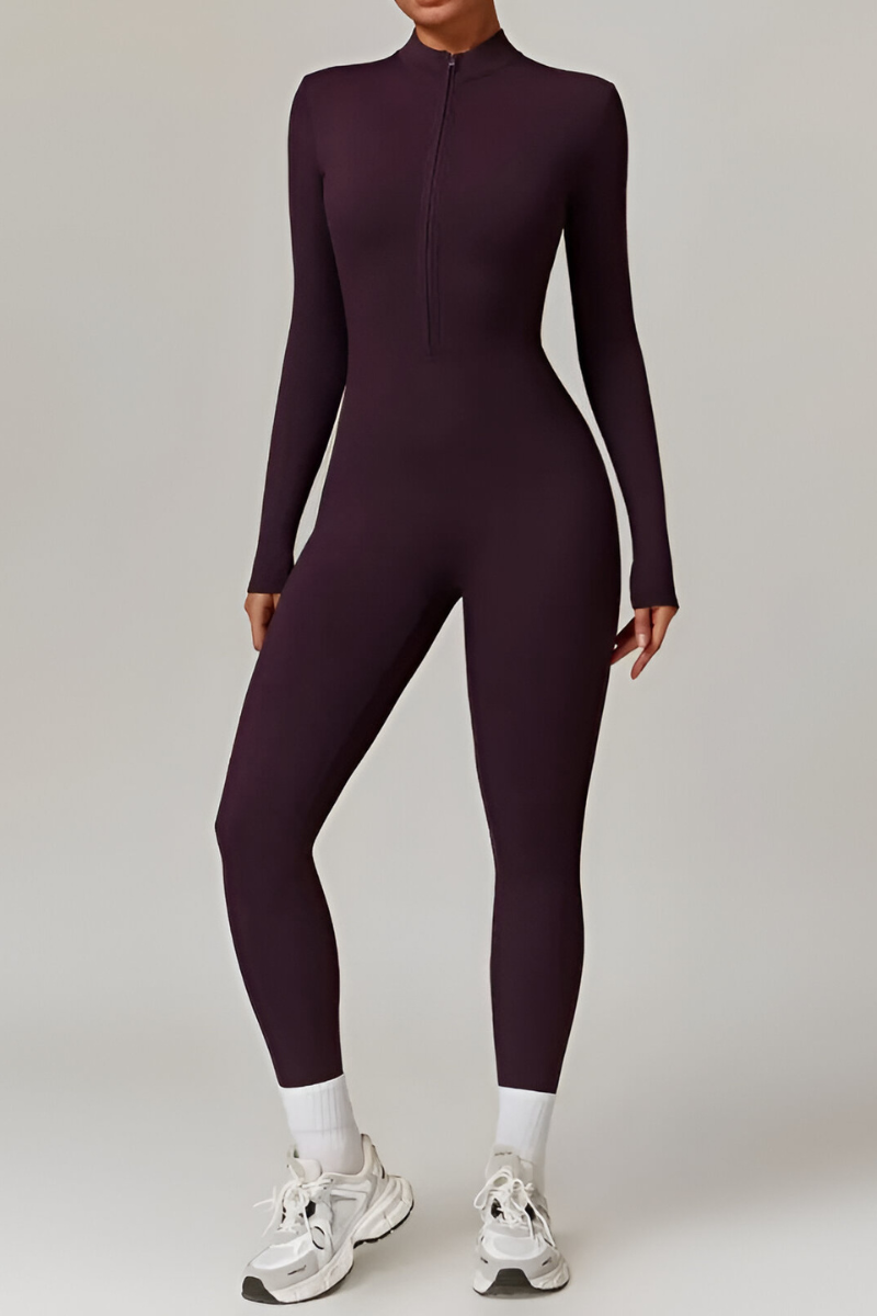 Selara™ | Thermische fleece jumpsuit met rits