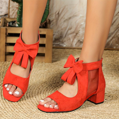 Ezra™ | Orthopedische Blokhakken met Strikje