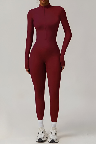 Selara™ | Thermische fleece jumpsuit met rits