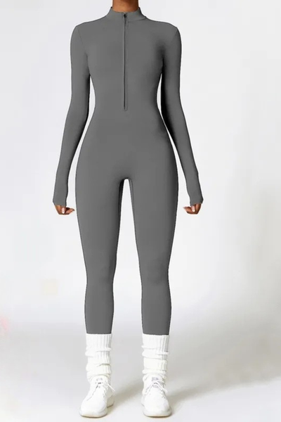 Selara™ | Thermische fleece jumpsuit met rits