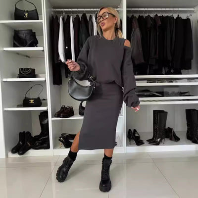 Maren™ | Elegante gebreide tweedelige set