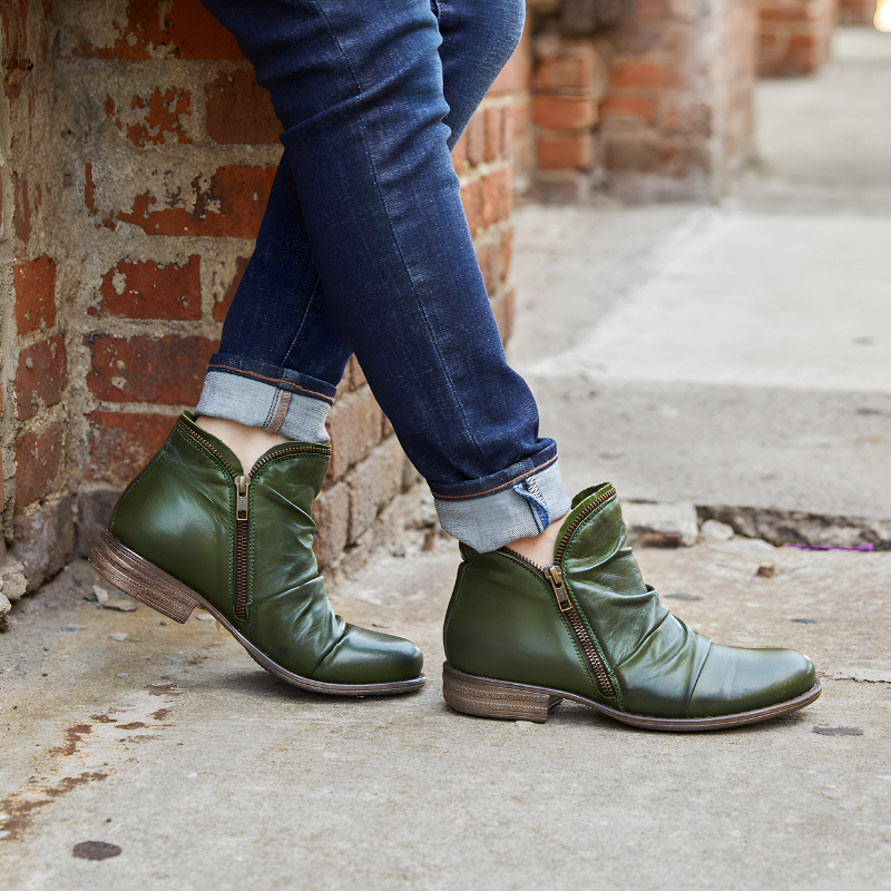 Selma™ | Stijlvolle enkellaarsjes met rits