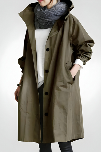 Léa™ | Elegante Herfst Wind- en Regenjas