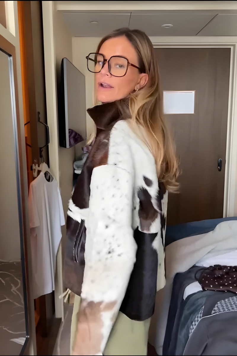 Mael™ | Stijlvolle jas met patroon en rits