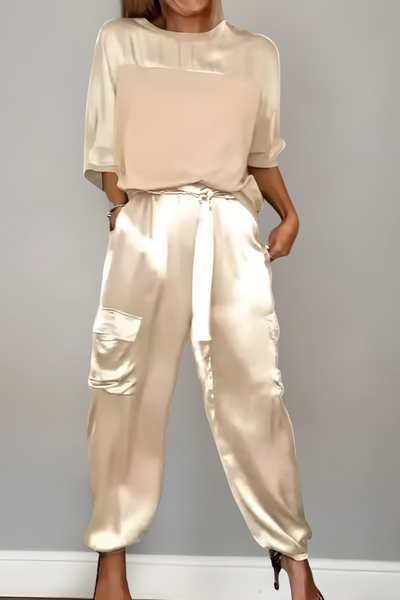 Enya™ | Elegante Zijdezachte Matching Set