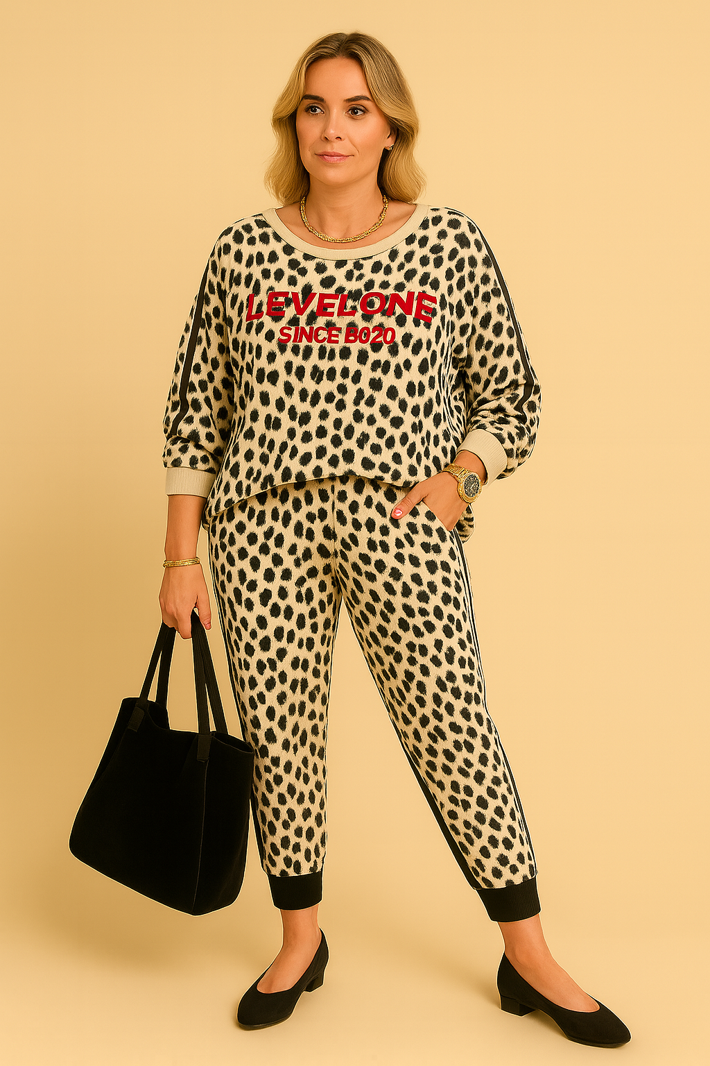 Lirynne™ | Moderne bedrukte matching set