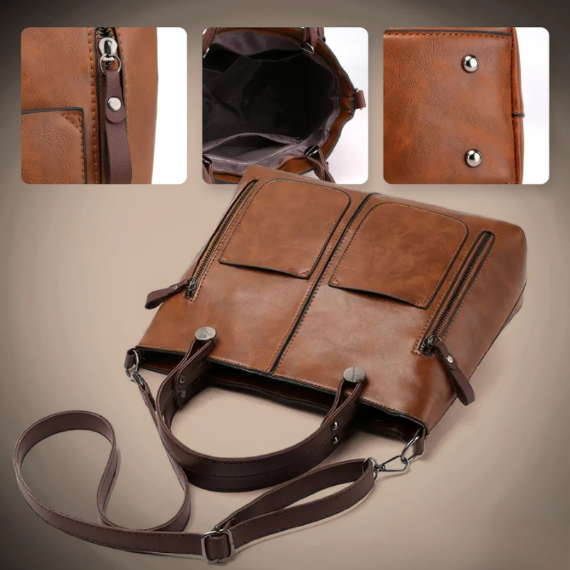 Ilse’s Tijdloze Elegantie | Schoudertas van Vegan Leer