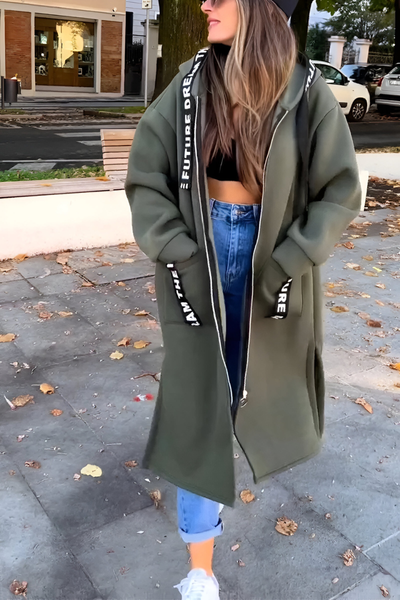 Elva™ | Casual oversized hoodie met ritssluiting