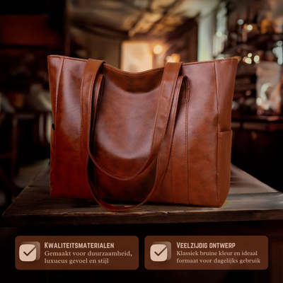 Martha’s Tijdloze Elegantie | Klassieke Tas van Vegan Leer