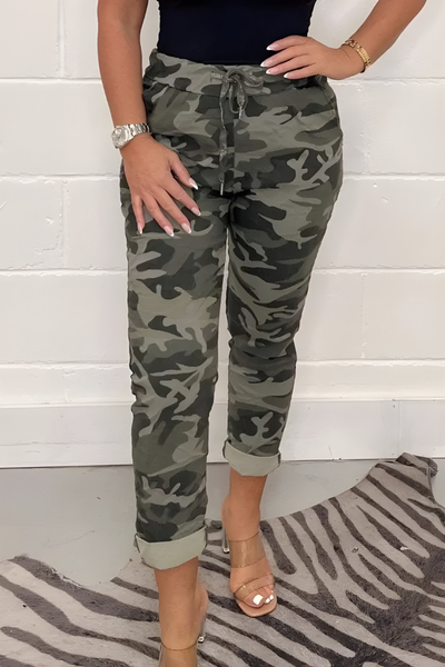 Laryn™ | Casual camouflage jogger broek