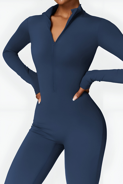 Selara™ | Thermische fleece jumpsuit met rits