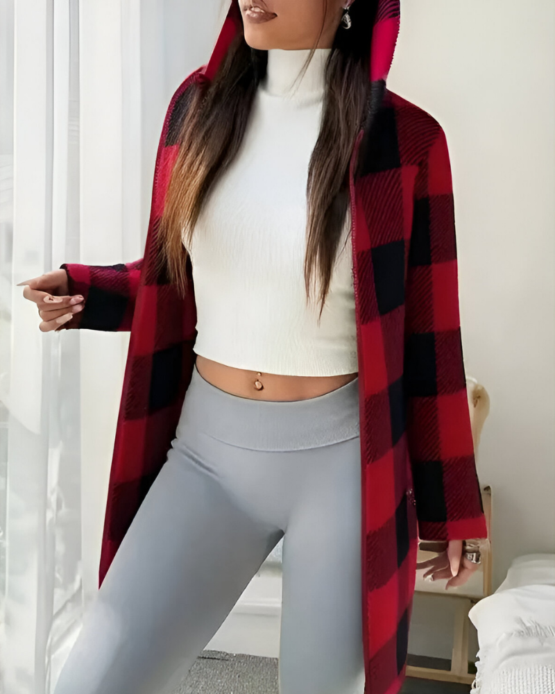 Zari™ | Moderne Warme Jas met Capuchon