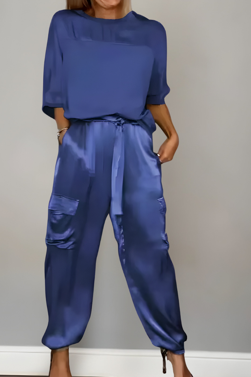 Enya™ | Elegante Zijdezachte Matching Set