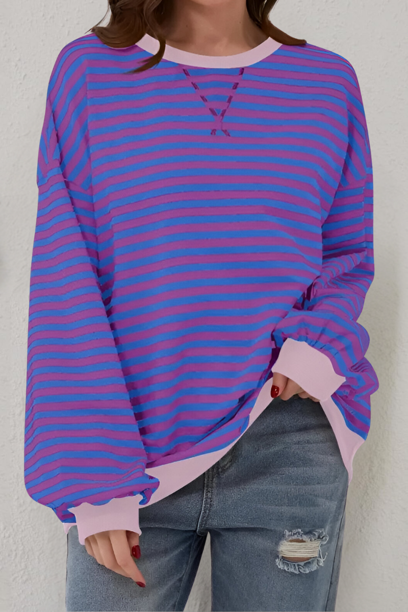 Mae™ | Gestreepte sweatshirt