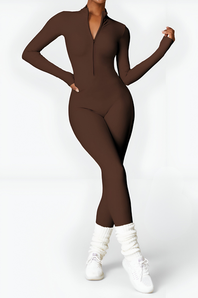 Selara™ | Thermische fleece jumpsuit met rits