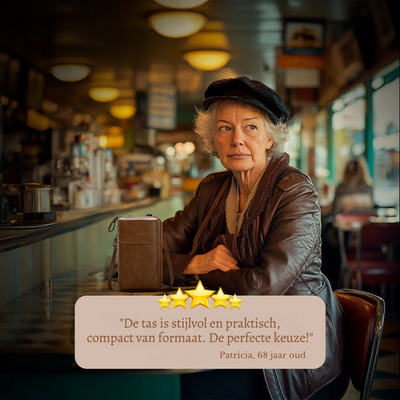 Nicole’s Chique Compacte | Handtas van Vegan Leer