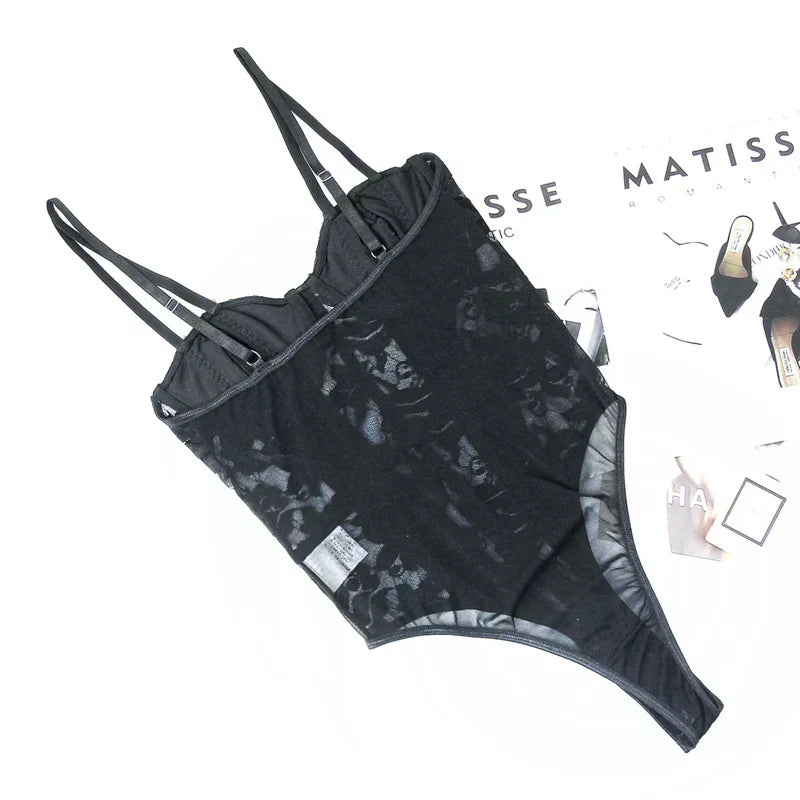 Élise™ | Body-corset van geborduurde kant