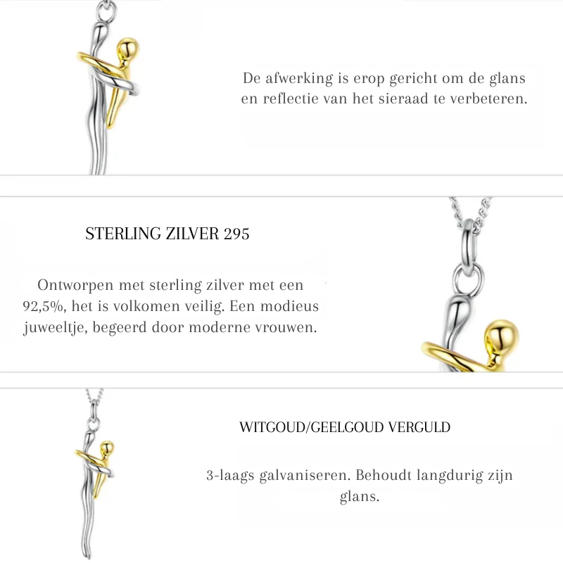 Lior™ | Symbolische liefdes omhelzing ketting