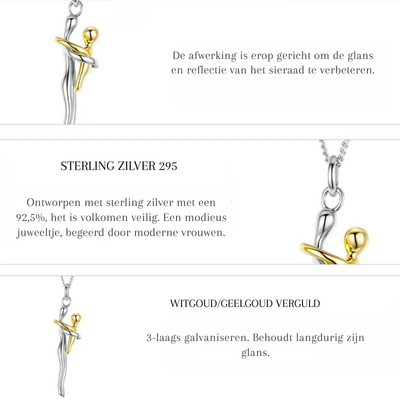 Lior™ | Symbolische liefdes omhelzing ketting